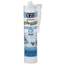 GEB – Gel mastic sanitario 500g – Acabado metálico – Sellador para cocinas y baños