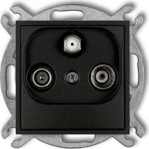 Karlik Mini 12mgm Toma De Antena Negra Mate Compacta