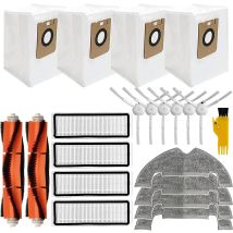 Vacuum Cleaner Accessories Kit Compatible With Robot Dreame L10plus/z10pro/d10plus, Replacement Clean Spare Parts, Replacement Filter Mop Brush Kit (