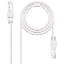 Cable Red Latiguillo Rj45 Cat.5e Utp Awg24, Blanco, 2.0 M
