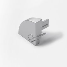 Kabelkanäle & Profile – Halemeier ChannelLine H Endkappen 2er Set – Kunststoff – Schwarz – 50mm x 50mm x 20mm