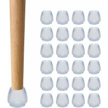 24 Pieces Chair Leg Caps, Chair Leg Protector Caps, Chair Leg Protectors, Anti-scratch And Anti-noise 24 Pieces Chair Leg Caps, Chair Leg Protector 