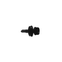 Vis Auto-perceuse Pour Tôle Métallique, Noir Mat Ral 9005, 250pcs, 4,8x20mm