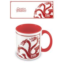 Taza Cerámica Game Of Thrones Targaryen 11oz (315ml) – Accesorio Decorativo para Fans