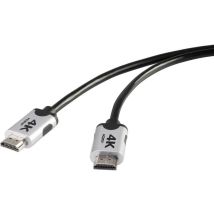 SpeaKa Professional – SP-6344140 – Cavo HDMI 3.00 m Nero – 3840 x 2160 Pixel, 18 Gbps, Rame – Certificato HDMI Premium