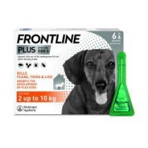 Frontline – Flea & Tick Treatment for Small Dogs (2-10kg) – 6 Pipettes – 748093