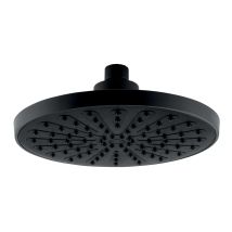 Novaservis - Kopfbrausen - Kopfbrause, Durchschnitt 20 Cm, 1 Strahlart, Schwarz Matt Rup/200,5