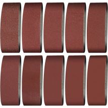 Vtizikl Bande Abrasive 100x915 Mm- Grains 240/60/80/120/150/240/400bande De Ponceuse Pour Le Ponçage, Le Polissage Et Le Dépoussiérage, Idéale Pour Le