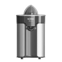 Zitruspresse – Elektrische Zentrifuge – Edelstahl – 240 ml – 100 W – BPA-frei – Antitropf-System – Grau