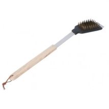 Cepillo De Limpieza Barbacoa Bbq-collection Grill Brush And Scraper Madera Acero 44 Cm