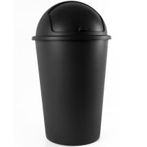Markenartikel - Deuba Kitchen Bin 50l Plastic Dustbin With Sliding, Removable Lid Rubbish Recycle Basket Home Waste Paper Bin Dustbin, Paper Basket 