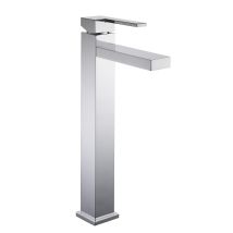 Grifo lavabo alto cuadrado CUARTO – Cuerpo latón – Acabado cromado brillante – Mezclador monomando – Eurosanit