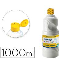 Giotto Témpera Escolar Lavable Blanco Botella 1000 Ml