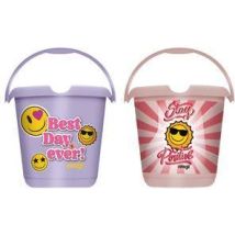 Eimer Keeeper Ilvie 10 Liter Polypropylen Emoji Positiv