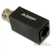 AMP – 5553301 – RJ45 to BNC Adapter Connector – Black – Adapter and connector for low-voltage cable