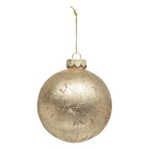 Bola Efecto Metal D.10cm Plástico Dorado - Atmosphera Créateur D'Intérieur