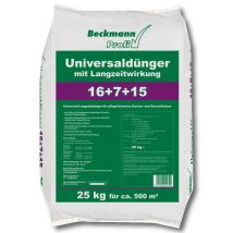Beckmann - Profi Universaldünger 25 Kg Langzeitwirkung Gartendünger Rasendünger