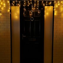 Samuel Alexander - 25m 1000 Vintage Gold Led Frosted Icicle Indoor Outdoor Christmas Lights With Timer