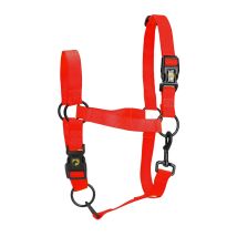 Capestro Cavallo Excellent Essential Halter Nylon Regolabile Rosso