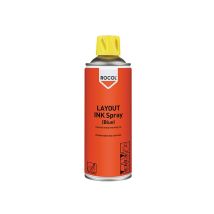 Rocol – Spray Layout Ink 400ml – Blue – Marking Metal Surfaces – Easy Removal – Resistant to Cutting Fluids