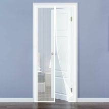 Porte Moustiquaire, Moustiquaire Magnétique Mailles Ultra Fine Aimants Fermeture Automatique Pour Couloirs Portes Patio Rideau Anti Moustique Bogues 