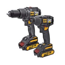 Caterpillar - Werkzeuge - Akku Set 2in1, Schlagbohrmaschine Und Schlagschrauber Dx12k