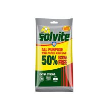 Solvite – All Purpose Extra Strong Wallpaper Paste Sachet – 10 Rolls + 50% Free – Easy Application, Strong Adhesion