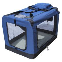 Transportin Para Perros Plegable Yatek De Entradas Laterales Y Superiores Con Alta Visibilidad, Confort Y Seguridad Para Tu Mascota De Tamaño Xxxl (