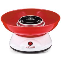 Zuckerwattemaschine – 400 Watt – Weiß/Rot – 30 cm Breite – 15 cm Höhe – 31 cm Tiefe – 1,9 kg