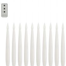 Luca Lightning Led Tafelkerzen Mit Timer 15 Cm 10-tlg. Flammenlose/led-kerze