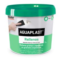 Stucco Aguaplast Bianco 1kg – Riparazione fori e crepe – Leggero – Uso interno