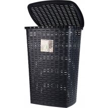 Storage-solutions Cesto De Ropa Moderno Negro 53 Litros