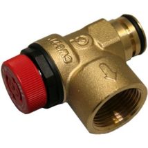 Geminox Sicherheitsventil 7100888 – Ausgangsgewinde: 1/2 Zoll – Maximaldruck: 3 bar – Ersatzteil für Heizkessel