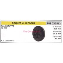 Rad für Allzweckmäher RL 206 – Durchmesser 200 mm – Dicke 50 mm – Originalteil Nr. 0309000046 – 037512