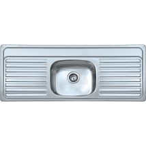 N.S.S – Double Drainer Kitchen Sink – 1310mm x 500mm – 1 Tap Hole – High Grade Stainless Steel