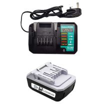(2pack) 2.0ah Battery+charger Dc18wa For Makita Bl1813g Bl1811g Bl1813g Bl1815g Bl1820g 195608-4 18v G-series Li-thium Compatible With Power Tool 
