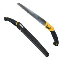 Leyat - Scie À Main Multi Usage À Coupe Tirante - Lame 28 Cm - Jaune Et Noire - Linxor