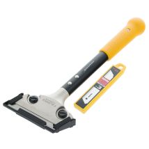 Tajima – Raschietto Universale in Alluminio Pressofuso con Manico Ergonomico – 3 lame intercambiabili da 18 mm – 300 mm