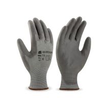 Polyurethanbeschichtete Polyesterhandschuhe (größe 7) En388 Grau