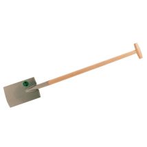 Stahlschaufel mit Griff 28x18 cm – Gartenwerkzeug – Hochwertige Verarbeitung – Ideal für Bodenbearbeitung
