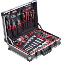 Meister Werkzeuge - Wu8971460 Universale Valigetta Porta Utensili Con Contenuto 121 Parti (l X L X A) 460 X 320 X 140 Mm