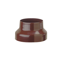 Reduzierung für braun emailliertes Ofenrohr 14-12 – Stahl – 12 cm – 14 cm