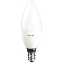 Mcled - E14 Kerzenlampe Led Lampe Leuchtmittel 4000 K Warmweiß 4,8w 230 V