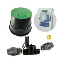 K Rain - Kit Irrigazione Automatica Professionale Krain A 1 Zona 24v Per Tubo Da 32mm