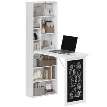 3-in-1 Fold-out Work Desk - White