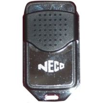 Neco – TX4 Locking Door and Shutter Remote Control – 4 Channel Fixed Code Transmitter – 433 MHz – Black and Silver
