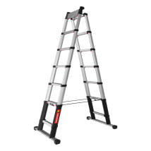 Telesteps Combi Line Teleskopleiter 3,8m – 3-in-1 Stehleiter, Anlegeleiter & Mehrzweckleiter