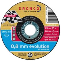 Dronco As60w-125 - Disco Metallico 125x0,8 Evoluzione, 1 Pezzo