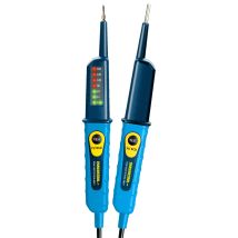 Spannungsprüfer PAN Volttester 400FI – 6 bis 400 V AC/DC – LED-Anzeige – IP64 spritzwasser- und staubgeschützt – 248 x 32 x 26 mm – 271 g