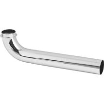 Cornat Tec318104 Tuyau Mural 1 1/4" 32 Mm X 220 Mm Coude Chrome